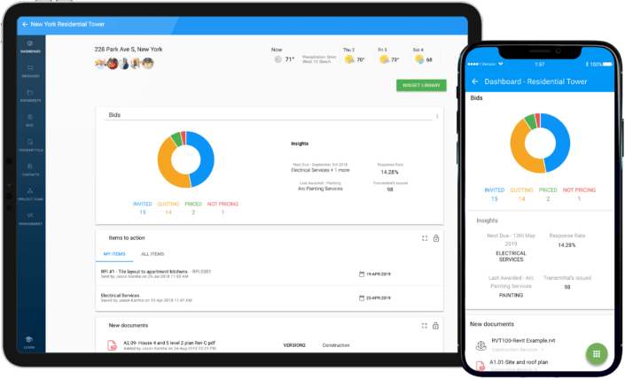 Construction Project Dashboard & Reporting - WeBuild